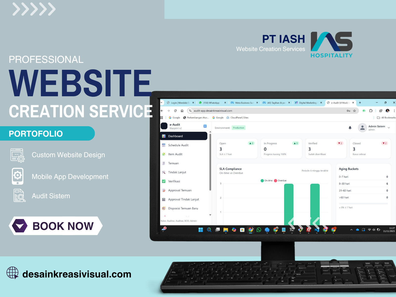 Pengembangan Sistem e-Audit – IAS Hospitality Indonesia