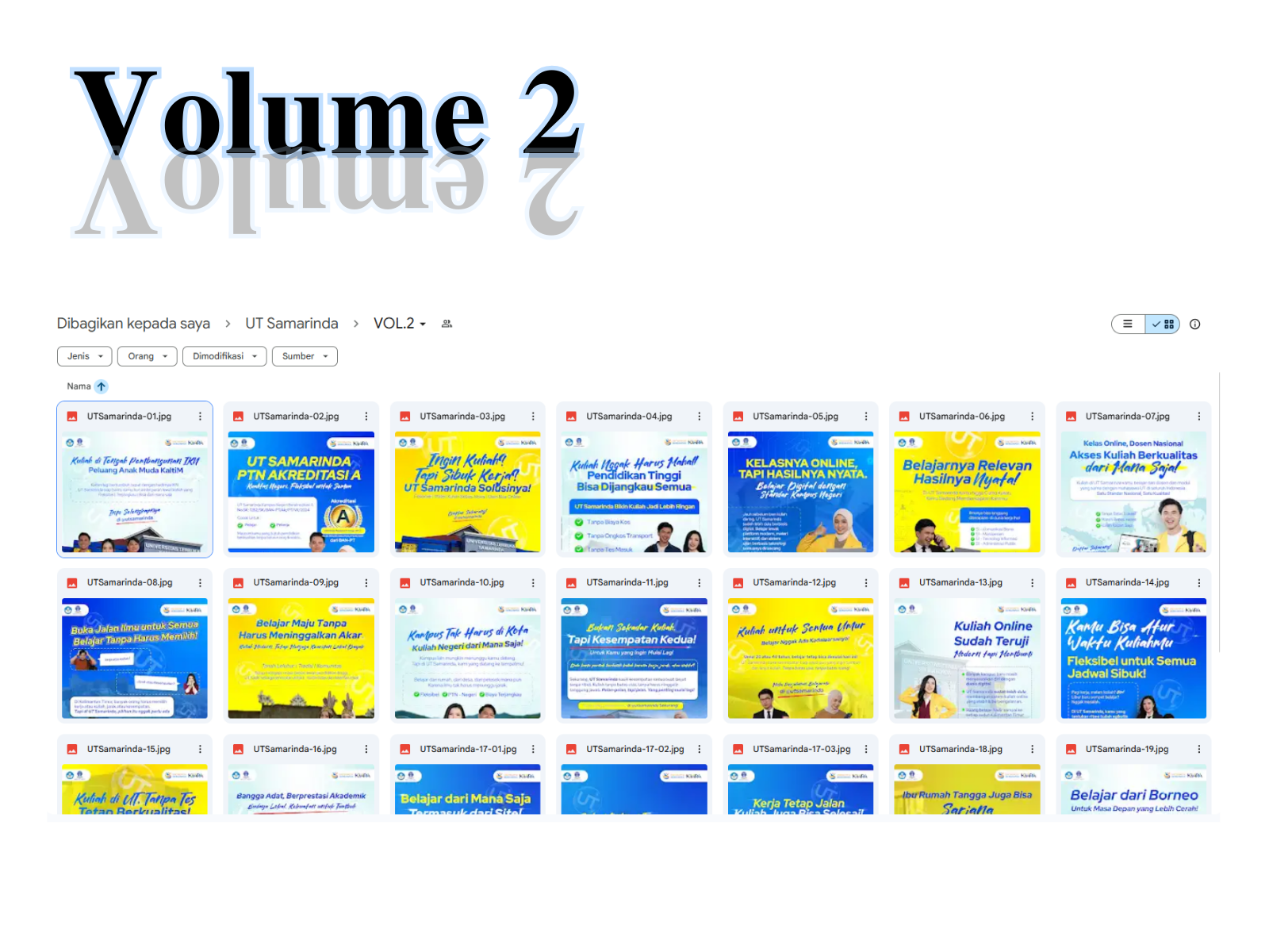 Produksi Konten Flyer Promosi Digital UT Samarinda