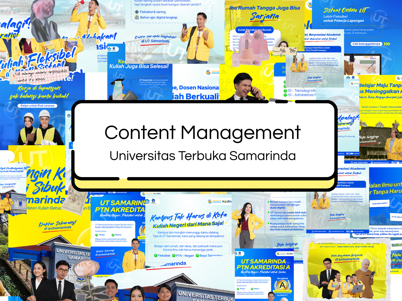 Produksi Konten Flyer Promosi Digital UT Samarinda